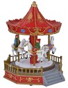 Battery operated carousel carousel with horses cm