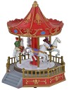 Battery operated carousel carousel with horses cm