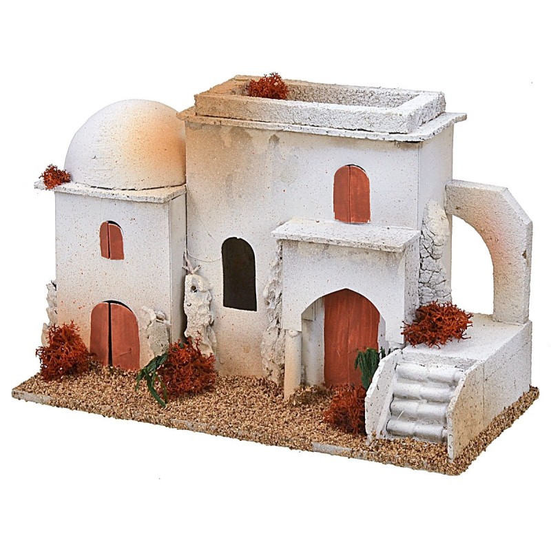 Casas árabes con cúpula y escalera de 26,5x12,5x16 cm h Mundo