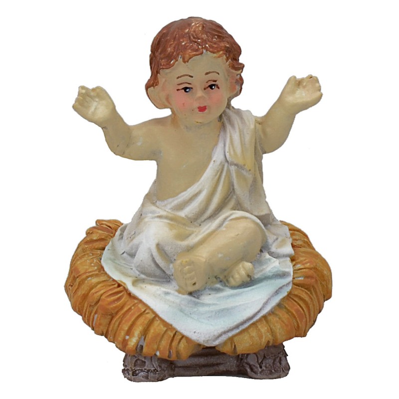 Gesù Bambino seduto cm 7,5 h Mondo Presepi