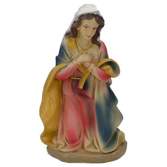 copy of Madonna inginocchiata in resina serie 45 cm