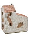 Casa stuccata con bottega cm 24,5x16x30 h Mondo Presepi
