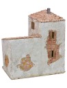 Casa estucada con pórtico de 24x16x29,5 cm de altura Mundo Pesebres.