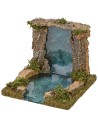 Cascada y lago efecto profundidad cm 13,5x13,5x12,5 h Mundo