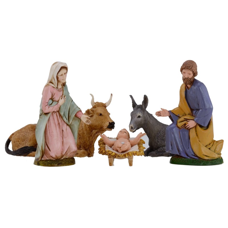 Natividad 5 figuras serie 12 cm Landi Moranduzzo Mundo Pesebres