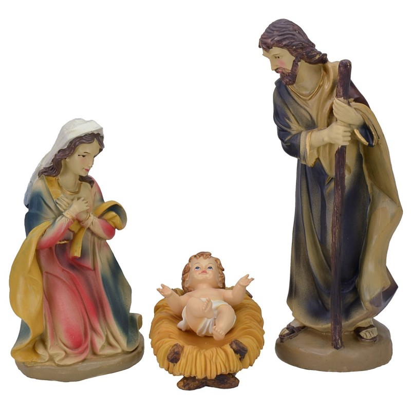 Natividad 3 figuras para belén en resina serie 40 cm Mondo