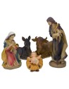 Natividad 5 figuras para belén en resina serie 40 cm Mundo