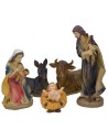 Natividad 5 figuras para belén en resina serie 40 cm Mundo