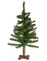 Árbol de Navidad de 80 cm con base de madera Mondo Presepi