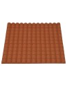 Panel de PVC para techo color terracota cm 24,5x23,5 Mondo