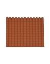 Panel de PVC para techo color terracota cm 24,5x23,5 Mondo