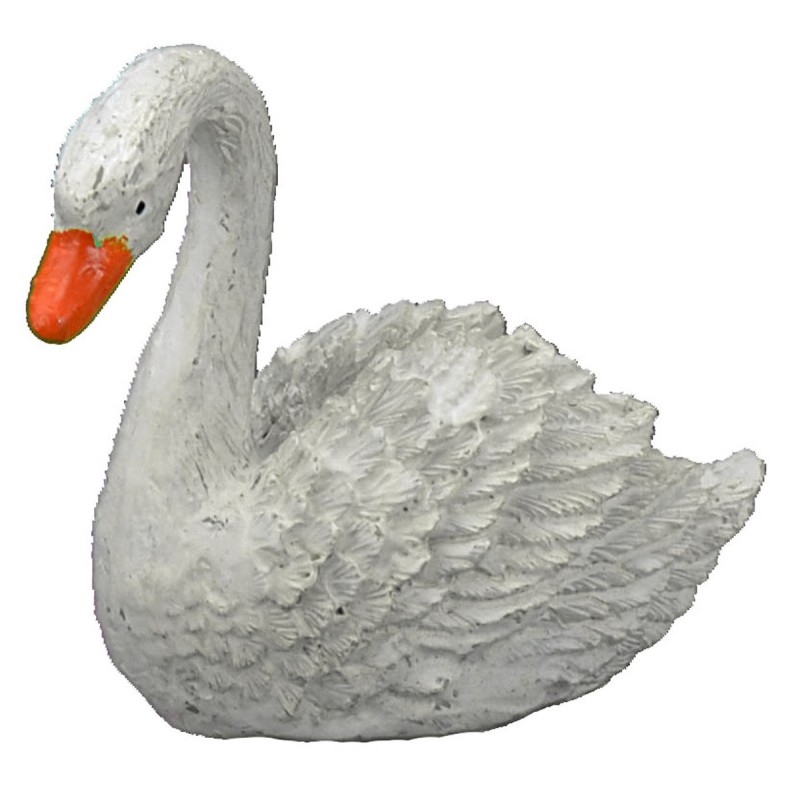 Cisne de resina cm 5x5 h Mundo Pesebres