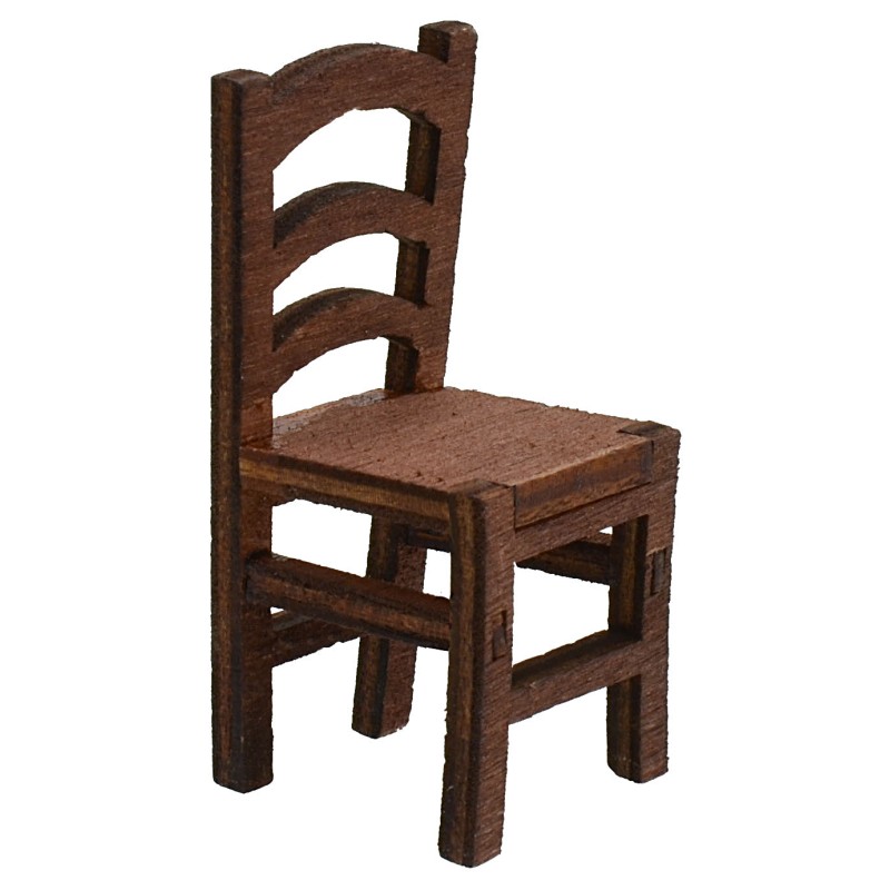 Sedia in legno cm 2,5x2,5x5,3 h