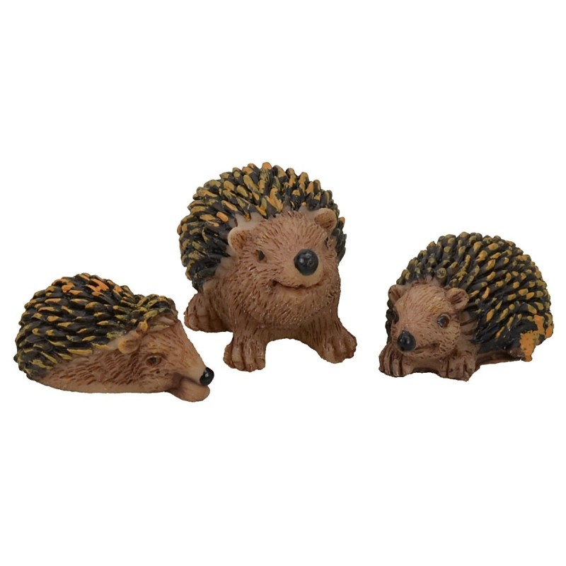 Set of 3 hedgehogs for statues 14-15 cm