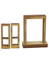 Finestra apribile con telaio in legno cm 2,7x1x3,4 h