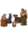 Natività 5 soggetti in resina serie 15 cm Mondo Presepi