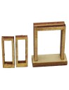 Finestra con telaio in legno cm 2,7x1x3,4 h