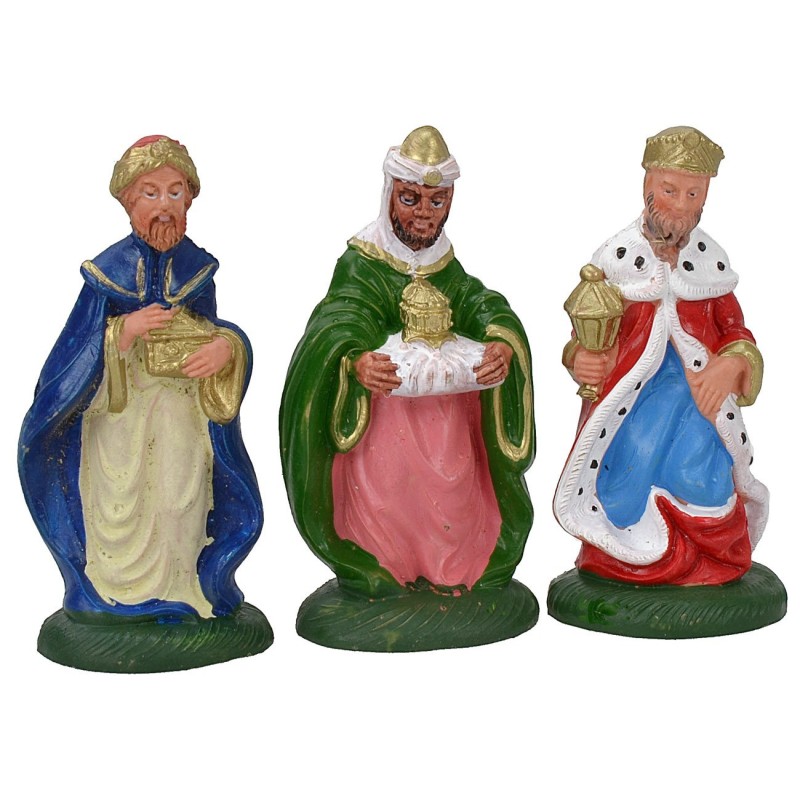 Conjunto de 8 cm de los tres Reyes Magos Mondo Presepi