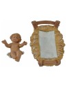 Niño Jesús con cuna serie 12 cm Fontanini Mundo Belenes