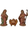 Cm 10 Nativity lux set 3 pcs in pvc