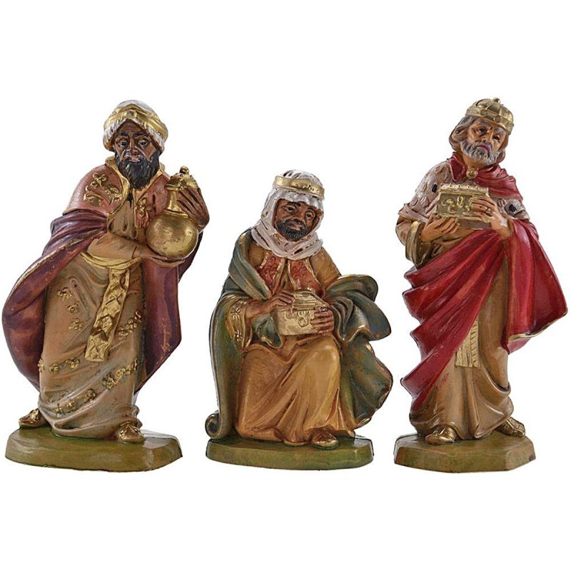 Tres Reyes Magos 12 cm Euromarchi Mundo Pesebres