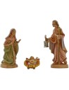 Natividad 3 figuras serie lux 16 cm Mundo Pesebres