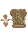 Cuna de madera con Niño serie 30 cm Fontanini Mundo Pesebre