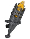 Fiaccola h 3,5 cm tremolante con led giallo 12 v.