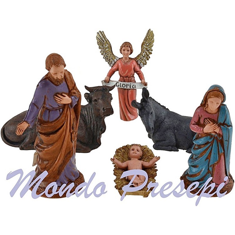 Natividad 6 figuras serie 10 cm Landi Moranduzzo