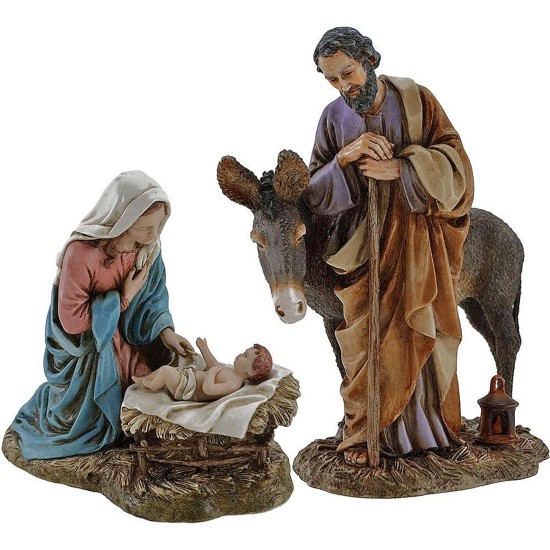 Natività Landi Moranduzzo 20 cm in resina Mondo Presepi