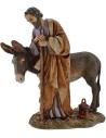 Saint Joseph with Donkey Landi Moranduzzo 20 cm