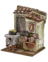 Kitchen setting for presepe cm 14,5x12x18 h. for statues 10 cm