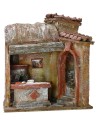 Bottega pizzaiolo con forno 20x14,5x22,5 h Mondo Presepi