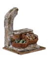 Fruttivendolo con arco cm 10x8x12 h. per statue 10 cm Mondo