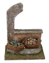 Fruttivendolo con rudere cm 12X10X15 h. per statue 12 cm Mondo