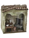 Osteria cm 18,5x14,5x21,5 h per statue da 10 cm Mondo Presepi