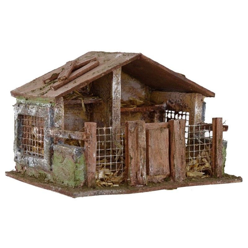 Pollaio per presepe cm 19x14,5x13 h Mondo Presepi