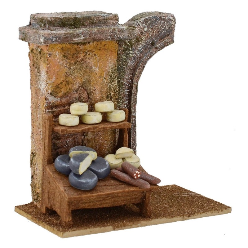 Salumiere with rotating cm14, 5x8, 5x16 h. for statues 10 cm