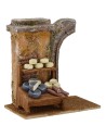 Salumiere con rudere cm14,5x8,5x16 h. per statue 10 cm Mondo