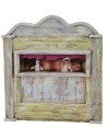 Theater with puppets cm 17x6,5x18,5 h for statues 10-12 cm