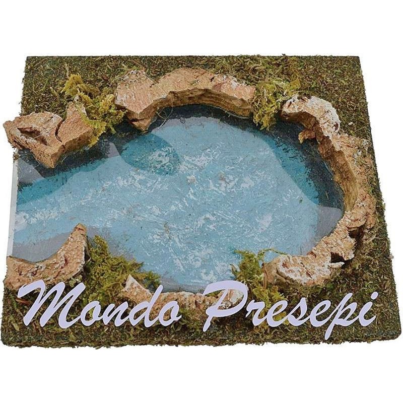 Lago con efecto profundidad cm 16x13,5 Mundo