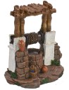 Pozzo per presepe in resina cm 8,5x5x11 h per statue da 6-8 cm