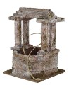 Pozzo per presepe ottagonale cm 6x6x8,5 h. per statue 6-6,5 cm