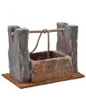 Palestinian-style square well for statues 6 cm 9x5.5x6.5 h