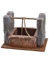 Palestinian-style square well for statues 6 cm 9x5.5x6.5 h