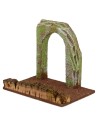 Strada componibile con arco in pietra cm 14,5x10x12,5 h. Mondo