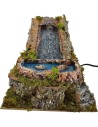 Cascata ad acqua con laghetto cm 21x25x20h. Mondo Presepi