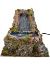 Cascata ad acqua con laghetto cm 21x25x20h. Mondo Presepi