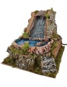 Cascata ad acqua con laghetto cm 21x25x20h. Mondo Presepi