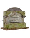 Fountain with three vertical tanks for nativity scene